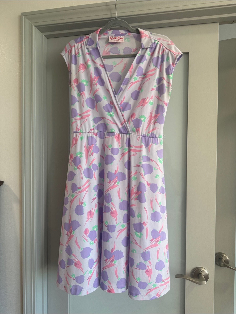 80s Vintage Lavender Dress